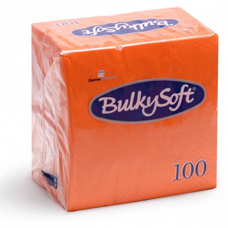 WEB_1085216_Servietten BulkySoft_orange_24x24cm2 Servietten BulkySoft orange