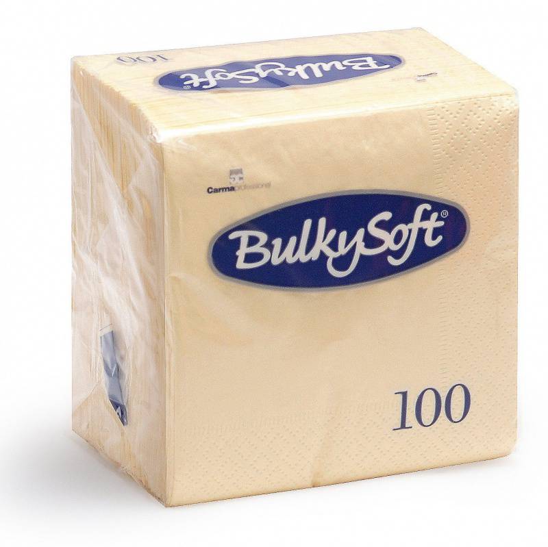 WEB_108528_Servietten BulkySoft_champagner_24x24cm Servietten BulkySoft champagner